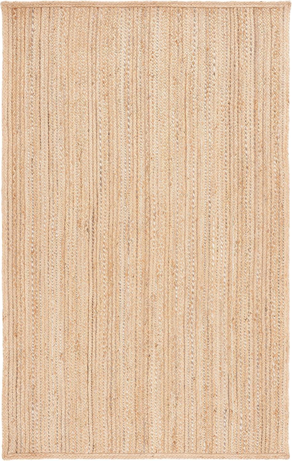 image:imageSAFAVIEH Area Rug 8x10 Natural Fiber Collection Large Natural amp Grey Farmhouse Style Ideal for Living Room Bedroom Dining Space NF840FNaturalGrey