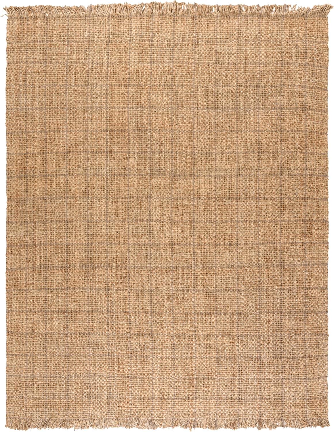 image:imageSAFAVIEH Area Rug 8x10 Natural Fiber Collection Large Natural amp Grey Handmade Jute Ideal for Living Room Bedroom Dining Space NF602FNatural