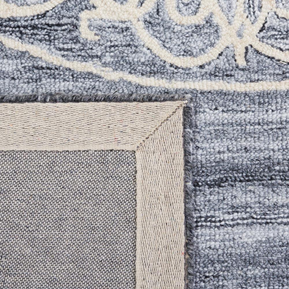 image:imageSAFAVIEH Area Rug 8x10 Natural Fiber Collection Large Natural amp Ivory Handmade Jute amp Wool Flat Weave Farmhouse Rustic Boho Fringe Design Ideal for Living Room Bedroom Dining Space NF377AGreyIvory