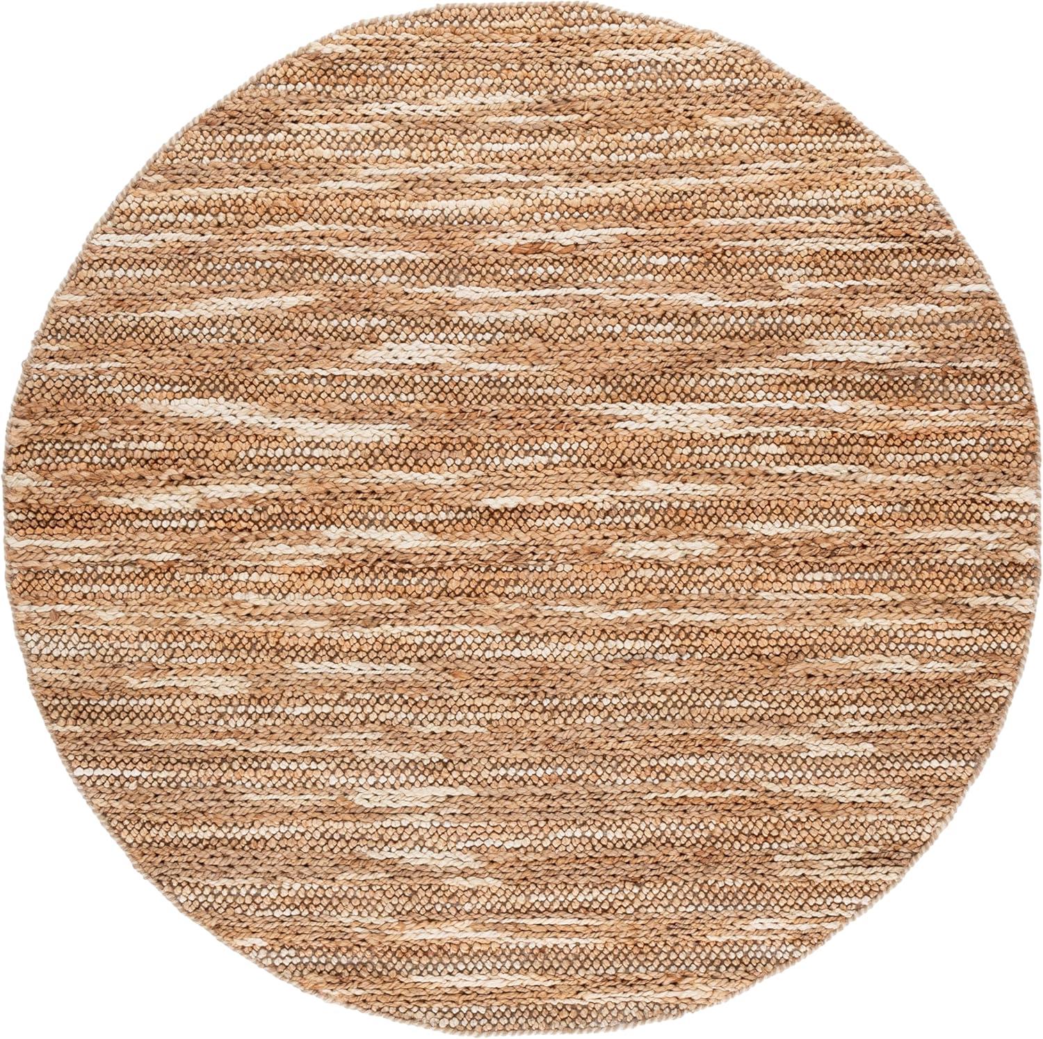 image:imageSAFAVIEH Area Rug 8x10 Natural Fiber Couture Large Natural Handmade Jute amp Cotton Ideal for Living Room Bedroom Dining Space NFC101BNatural