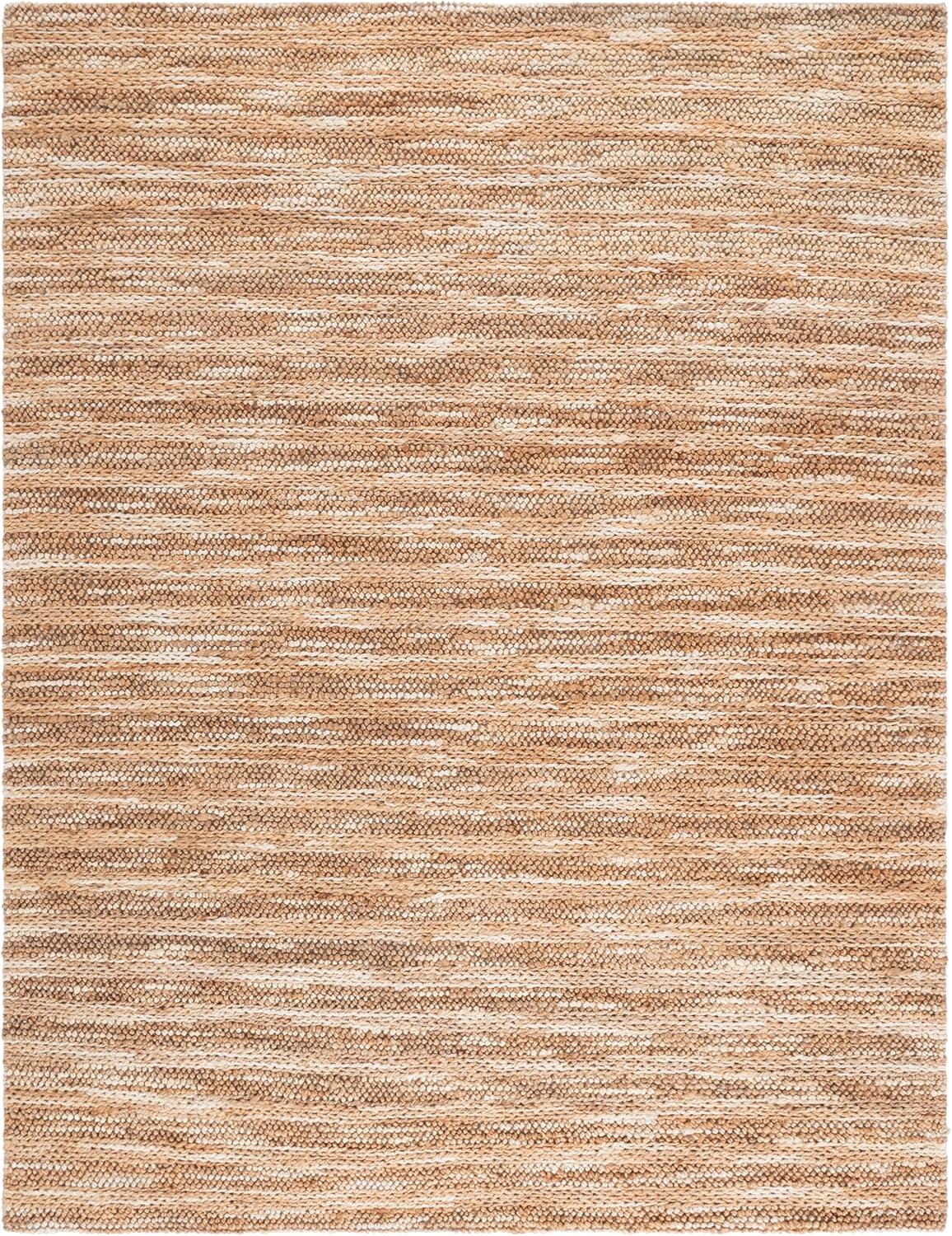 image:imageSAFAVIEH Area Rug 8x10 Natural Fiber Couture Large Natural Handmade Jute amp Cotton Ideal for Living Room Bedroom Dining Space NFC101BNatural