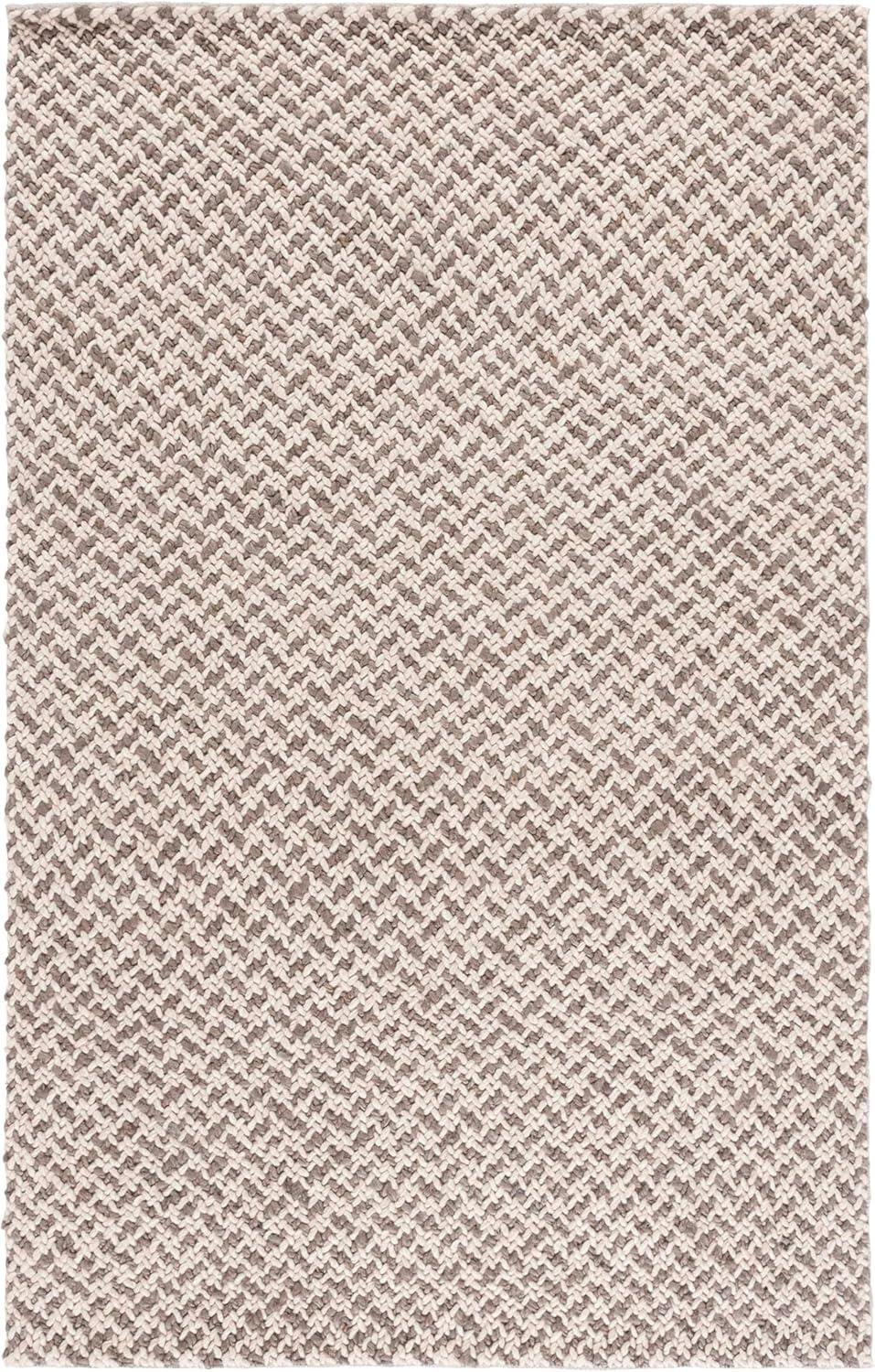 image:imageSAFAVIEH Area Rug 8x10 Natural Fiber Couture Collection Large Beige amp Grey Handmade Jute Ideal for Living Room Bedroom Dining Space NFC104FBeigeGrey