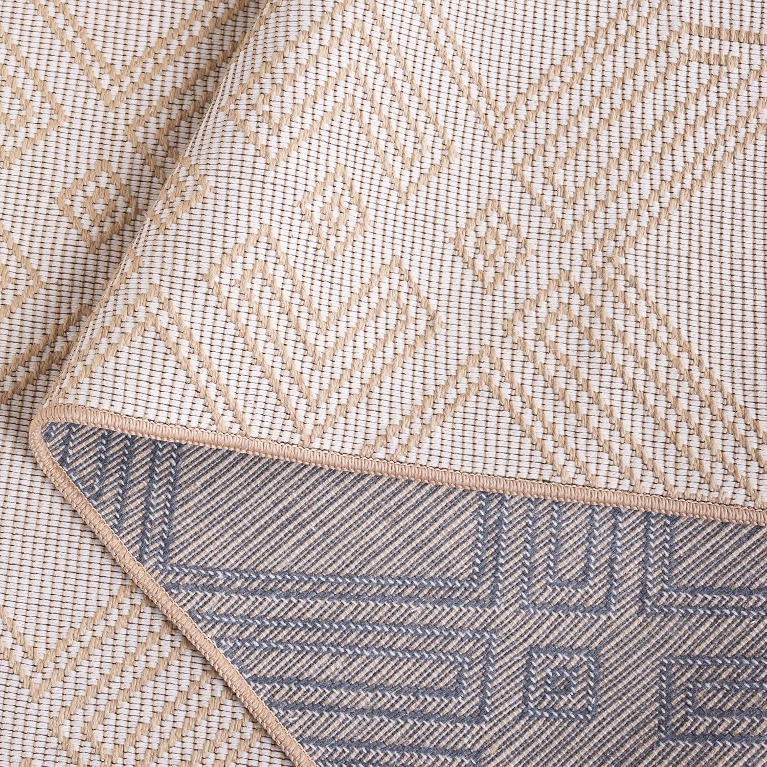 image:imageSafavieh Area Rug 8x10 Aspect Collection Large Ivory amp Natural Jute amp Cotton Ideal for Living Room Bedroom Office Dining Space APE456AIvoryNatural