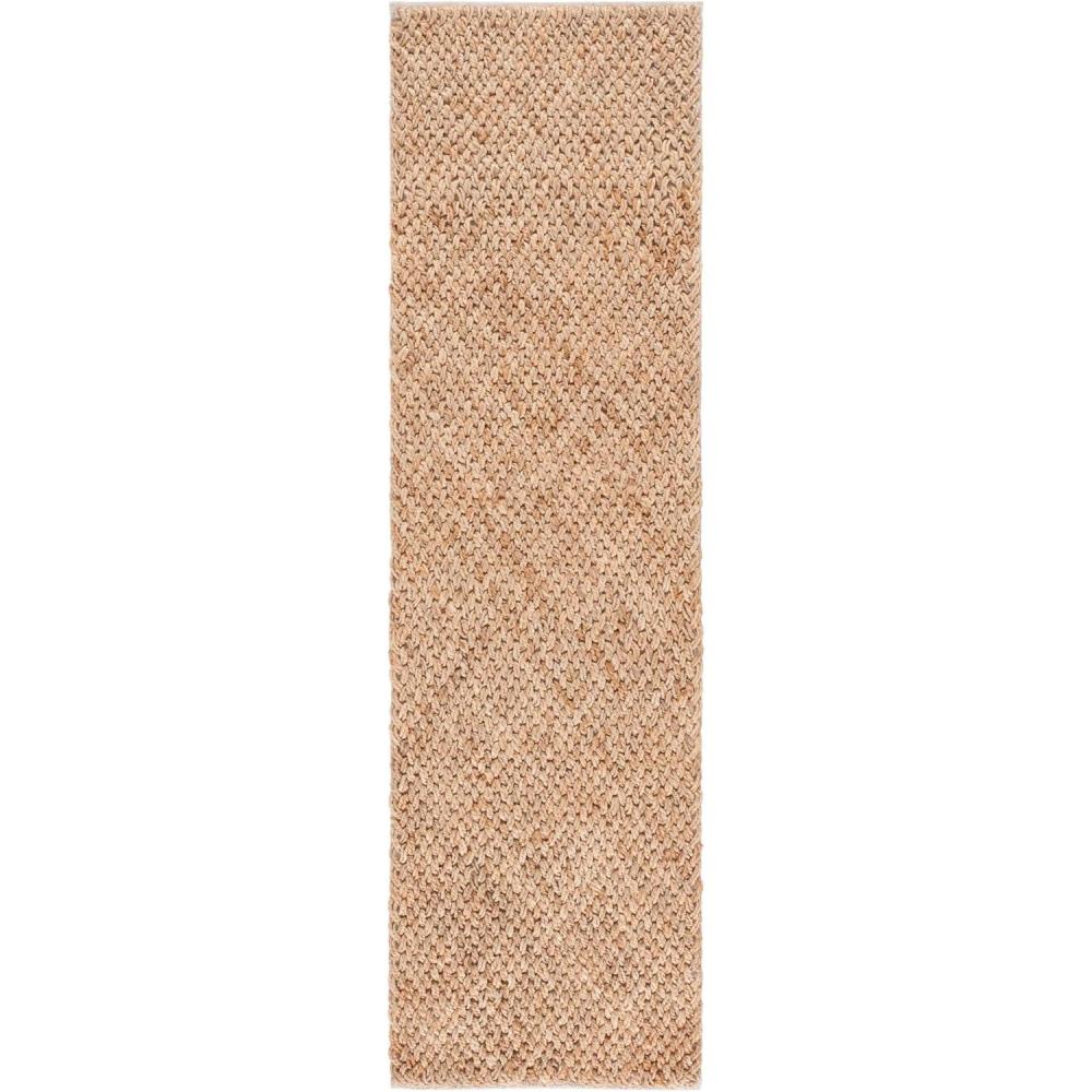 image:imageSAFAVIEH Area Rug 8x10 Natural Fiber Collection Large Bleach Color amp Ivory Flat Weave Jute Ideal for Living Room Bedroom Dining Space NFB876BNatural