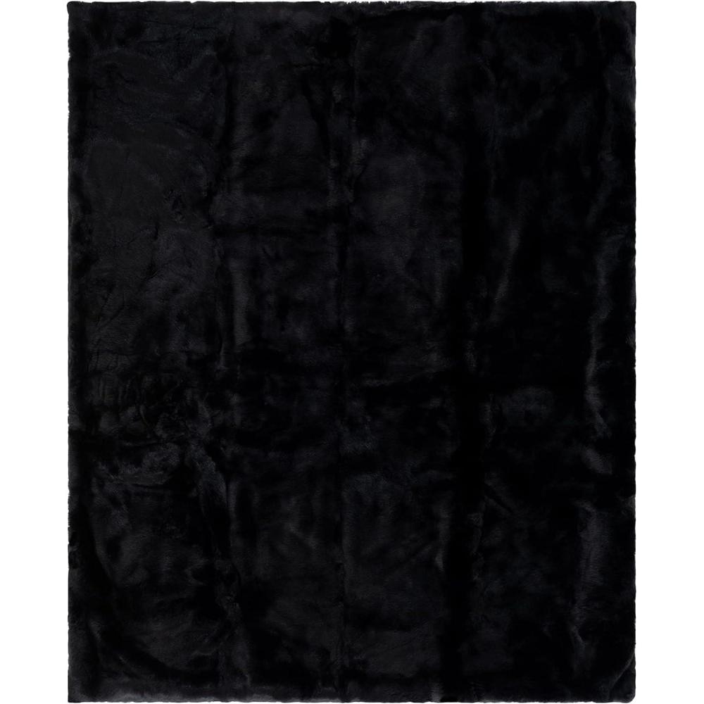 image:imageSAFAVIEH Faux Black MinkBlack