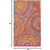 SAFAVIEH Area Rug 8×10 – Cape Cod Collection – Large – Blue & Natural, Handmade Jute & Cotton, Boho Braided Design, Ideal for Living Room, Bedroom, Office, Dining Space (CAP203M)(Red/Multi)