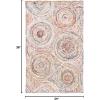 SAFAVIEH Area Rug 8×10 – Cape Cod Collection – Large – Blue & Natural, Handmade Jute & Cotton, Boho Braided Design, Ideal for Living Room, Bedroom, Office, Dining Space (CAP203M)(Beige/Multi)