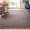 SAFAVIEH Area Rug 8×10 – Montauk Collection – Large – Beige & Black, Handmade Flat Weave Cotton, Ideal for Living Room, Bedroom, Office, Dining Space (MTK475B)(Beige/Black)