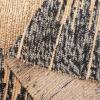 SAFAVIEH Area Rug 8×10 – Natural Fiber Collection – Large – Grey & Black, Handmade Wool & Jute, Farmhouse Style, Ideal for Living Room, Bedroom, Dining Space (NF953F)(Natural/Black)
