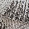 SAFAVIEH Area Rug 8×10 – Natural Fiber Collection – Large – Grey & Black, Handmade Wool & Jute, Farmhouse Style, Ideal for Living Room, Bedroom, Dining Space (NF953F)(Light Blue/Black)
