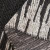 SAFAVIEH Area Rug 8×10 – Natural Fiber Collection – Large – Grey & Black, Handmade Wool & Jute, Farmhouse Style, Ideal for Living Room, Bedroom, Dining Space (NF953F)(Black/Beige)