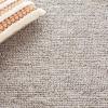 SAFAVIEH Area Rug 8×10 – Natural Fiber Collection – Large – Grey & Black, Handmade Wool & Jute, Farmhouse Style, Ideal for Living Room, Bedroom, Dining Space (NF953F)(Grey/Black)