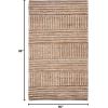 SAFAVIEH Area Rug 8×10 – Natural Fiber Collection – Large – Natural, Handmade Jute, Farmhouse Style, Ideal for Living Room, Bedroom, Dining Space (NF960A)(Natural)