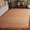 SAFAVIEH Area Rug 8×10 – Natural Fiber Collection – Large – Natural, Handmade Jute, Ideal for Living Room, Bedroom, Dining Space (NF357A)(Natural)