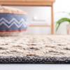 SAFAVIEH Area Rug 8×10 – Natural Fiber Collection – Large – Natural & Black, Handmade Flat Weave Jute, Farmhouse Geometric Design, Ideal for Living Room, Bedroom, Dining Space (NF382A)(Natural/Black)
