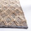 SAFAVIEH Area Rug 8×10 – Natural Fiber Collection – Large – Natural & Black, Handmade Flat Weave Jute, Farmhouse Geometric Design, Ideal for Living Room, Bedroom, Dining Space (NF382A)(Natural/Black)