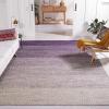 SAFAVIEH Area Rug 8×10 – Natural Fiber Collection – Large – Natural & Brown, Handmade Jute, Boho Ombre Design, Ideal for Living Room, Bedroom, Dining Space (NFB263T)(Natural/Purple)