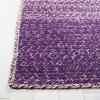 SAFAVIEH Area Rug 8×10 – Natural Fiber Collection – Large – Natural & Brown, Handmade Jute, Boho Ombre Design, Ideal for Living Room, Bedroom, Dining Space (NFB263T)(Natural/Purple)