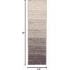 SAFAVIEH Area Rug 8×10 – Natural Fiber Collection – Large – Natural & Brown, Handmade Jute, Boho Ombre Design, Ideal for Living Room, Bedroom, Dining Space (NFB263T)(Natural/Brown)