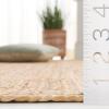 SAFAVIEH Area Rug 8×10 – Natural Fiber Collection – Large – Natural & Grey, Farmhouse Style, Ideal for Living Room, Bedroom, Dining Space (NF840F)(Natural/Grey)