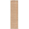 SAFAVIEH Area Rug 8×10 – Natural Fiber Collection – Large – Natural & Grey, Handmade Jute, Ideal for Living Room, Bedroom, Dining Space (NF602F)(Natural)