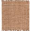 SAFAVIEH Area Rug 8×10 – Natural Fiber Collection – Large – Natural & Grey, Handmade Jute, Ideal for Living Room, Bedroom, Dining Space (NF602F)(Natural)