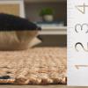 SAFAVIEH Area Rug 8×10 – Natural Fiber Collection – Large – Natural & Grey, Handmade Jute, Ideal for Living Room, Bedroom, Dining Space (NF602F)(Natural/Black)