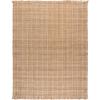 SAFAVIEH Area Rug 8×10 – Natural Fiber Collection – Large – Natural & Grey, Handmade Jute, Ideal for Living Room, Bedroom, Dining Space (NF602F)(Natural/Bleach)