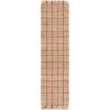 SAFAVIEH Area Rug 8×10 – Natural Fiber Collection – Large – Natural & Grey, Handmade Jute, Ideal for Living Room, Bedroom, Dining Space (NF602F)(Natural/Wine)