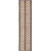 SAFAVIEH Area Rug 8×10 – Natural Fiber Collection – Large – Natural & Grey, Handmade Jute, Ideal for Living Room, Bedroom, Dining Space (NF879F)(Natural/Grey)