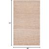 SAFAVIEH Area Rug 8×10 – Natural Fiber Collection – Large – Natural & Ivory, Handmade Jute, Ideal for Living Room, Bedroom, Dining Space (NF877A)(Natural/Ivory)