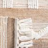SAFAVIEH Area Rug 8×10 – Natural Fiber Collection – Large – Natural & Ivory, Handmade Jute & Wool Flat Weave, Farmhouse Rustic Boho Fringe Design, Ideal for Living Room, Bedroom, Dining Space (NF377A)(Natural/Ivory)