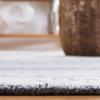 SAFAVIEH Area Rug 8×10 – Natural Fiber Collection – Large – Natural & Ivory, Handmade Jute & Wool Flat Weave, Farmhouse Rustic Boho Fringe Design, Ideal for Living Room, Bedroom, Dining Space (NF377A)(Grey/Ivory)