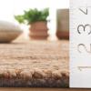 SAFAVIEH Area Rug 8×10 – Natural Fiber Couture – Large – Natural, Handmade Jute & Cotton, Ideal for Living Room, Bedroom, Dining Space (NFC101B)(Natural)