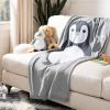 SAFAVIEH Baby Collection Olly Penguin Grey and White 32″ x 40″ Cotton Throw Blanket
