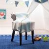 SAFAVIEH Baby Collection Skye Cloud Blue and White 32″ x 40″ Cotton Throw Blanket