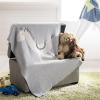 SAFAVIEH Baby Collection Tater Trot Green 32″ x 40″ Cotton Throw Blanket, 34″x41″(Grey)
