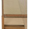 SAFAVIEH Couture – Gerard Square Coffee Table – Natural Solid Wood & Clear Glass Top – Ideal for Living Room, Family Room, 47″ W x 47″ D x 15″ H (SFV5784A)(Natural/Clear)
