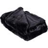 SAFAVIEH Faux Black Mink(Black)