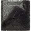 SAFAVIEH Faux Grey Shadow Fox Throw Collection, Standard(Dark Grey)