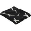 SAFAVIEH Home Collection Alto Black/Ivory Cotton 50 x 60 Decorative Accent Throw Blanket