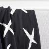 SAFAVIEH Home Collection Alto Black/Ivory Cotton 50 x 60 Decorative Accent Throw Blanket