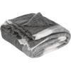 SAFAVIEH Home Collection Aspen Grey/White 50 x 60-inch Gingham Decorative Throw Blanket for Sofa Chaise Lounge Club Chair Living Room Bedroom
