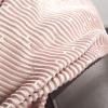 SAFAVIEH Home Collection Coraline Mustard Yellow/Beige Textured Cotton 50 x 60-inch Sofa Chaise Lounge Club Chair Living Room Bedroom Decorative Throw Blanket(Pink / Beige)