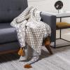 SAFAVIEH Home Collection Ven Mustard/Black/Beige 50 x 60-inch Boho Tassel Decorative Cotton Throw Blanket for Sofa Chaise Lounge Club Chair Living Room Bedroom