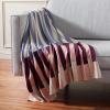 SAFAVIEH Home Collection Zoie Multicolored Stripe Cotton 50 x 60 Decorative Accent Throw Blanket