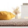 SAFAVIEH Natural Fiber Collection Area Rug – 8′ x 10′, Ivory & Grey, Flatweave Jute, Ideal for The Living Room, Dining Room Bedroom (NF843F)(Ivory/Grey)
