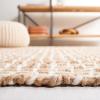 SAFAVIEH Natural Fiber Collection Area Rug – 8′ x 10′, Natural & Ivory, Handmade Jute & Wool, Reversible, Geometric Pattern, Ideal for Living Room, Bedroom, Home Office, Dining Space (NF817A-8)(Natural/Ivory)