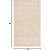 SAFAVIEH Natural Fiber Collection Area Rug – 8′ x 10′, Natural & Ivory, Handmade Jute & Wool, Reversible, Geometric Pattern, Ideal for Living Room, Bedroom, Home Office, Dining Space (NF817A-8)(Natural/Ivory)