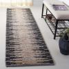 SAFAVIEH Area Rug 8×10 – Natural Fiber Collection – Large – Grey & Black, Handmade Wool & Jute, Farmhouse Style, Ideal for Living Room, Bedroom, Dining Space (NF953F)(Light Grey/Black)